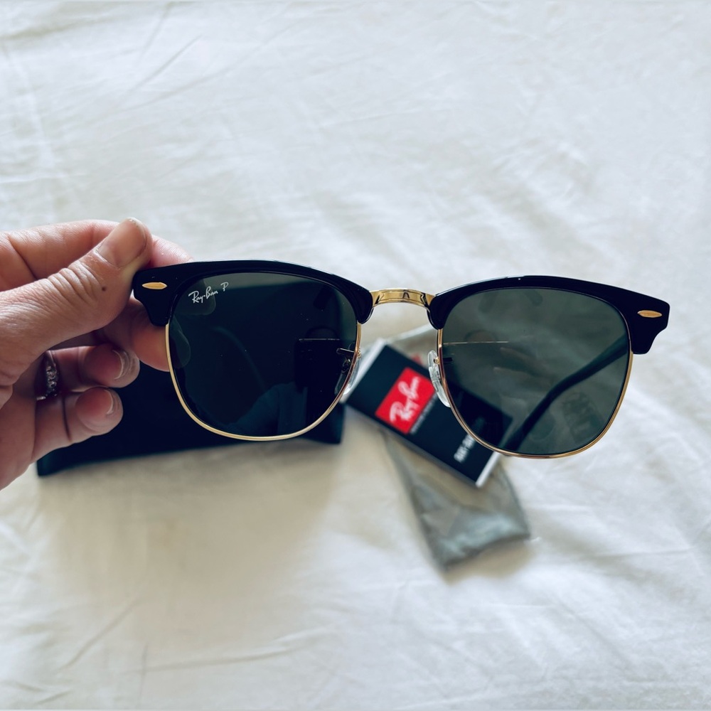 Ray-Ban Clubmaster Sunglasses Polarized, NEW! - Picture 7 of 10